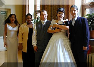  Meine erste Hochzeit 
 am 4.7.2003, dem errechneten Geburtstermin 